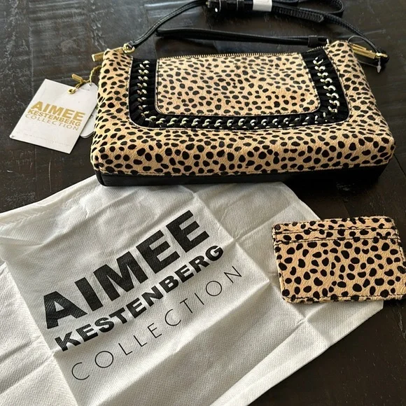 Real Leather and Cow Fur Handbag - Picture 2 of 6